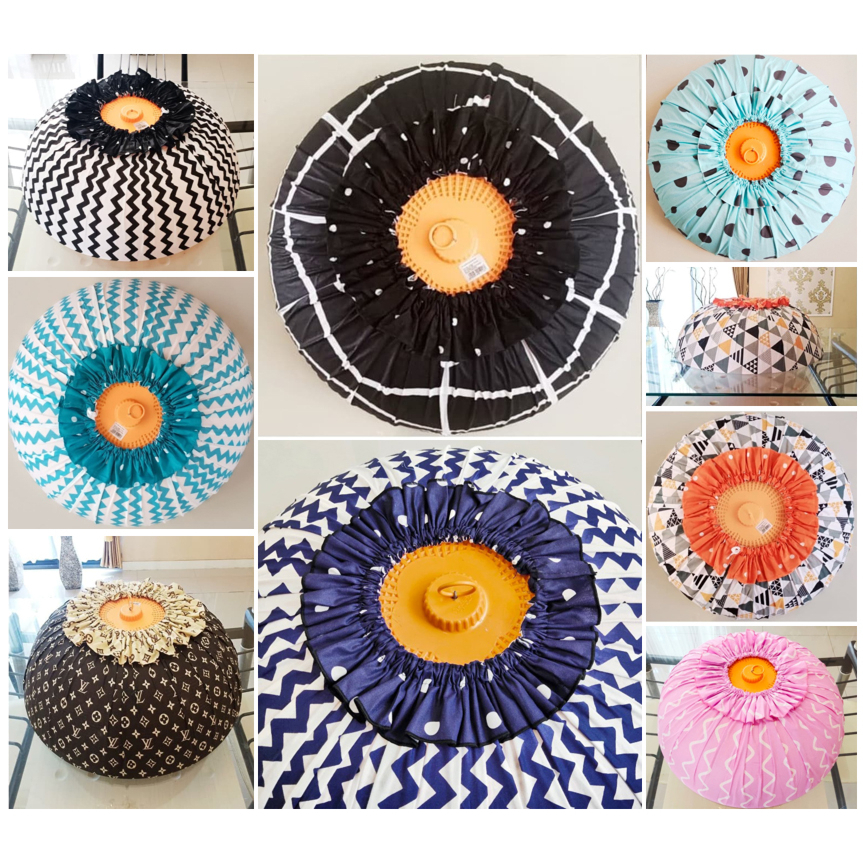 Zekiel Tutup / Cover / Sarung Tudung Saji Bulat Katun Aneka Motif | Tutup Tudung Saji | Tudung Saji 