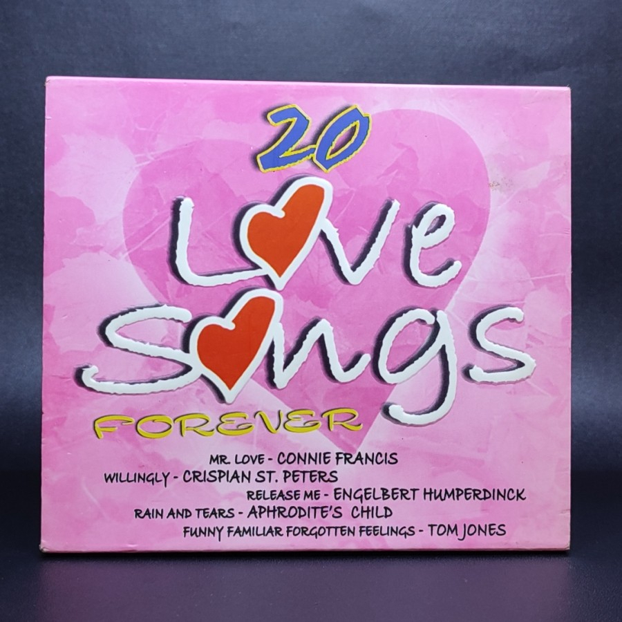 CD 20 LOVE SONG FOREVER CONNIE FRANCIS TOM JONES JOHN ROWLES SUE TERRY