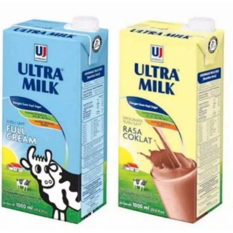 

Susu Ultra Coklat dan Full cream 1 liter