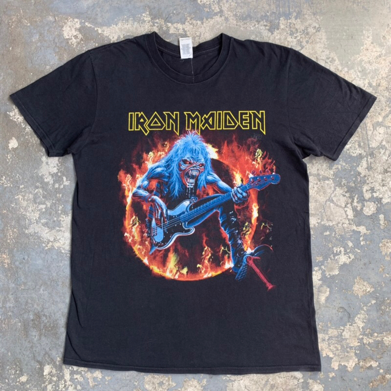 kaos band iron maiden original second