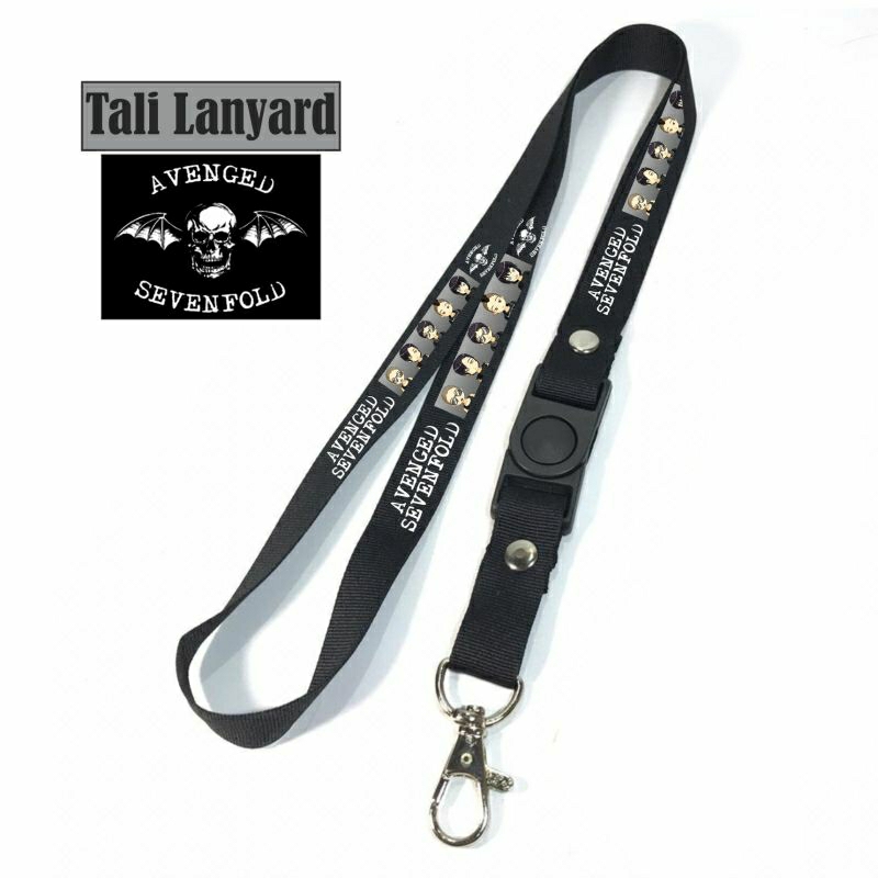

lanyard AVENGED SEVENFOLD / tali lanyard band gantungan kunci name tag id card / pods / brand lokal