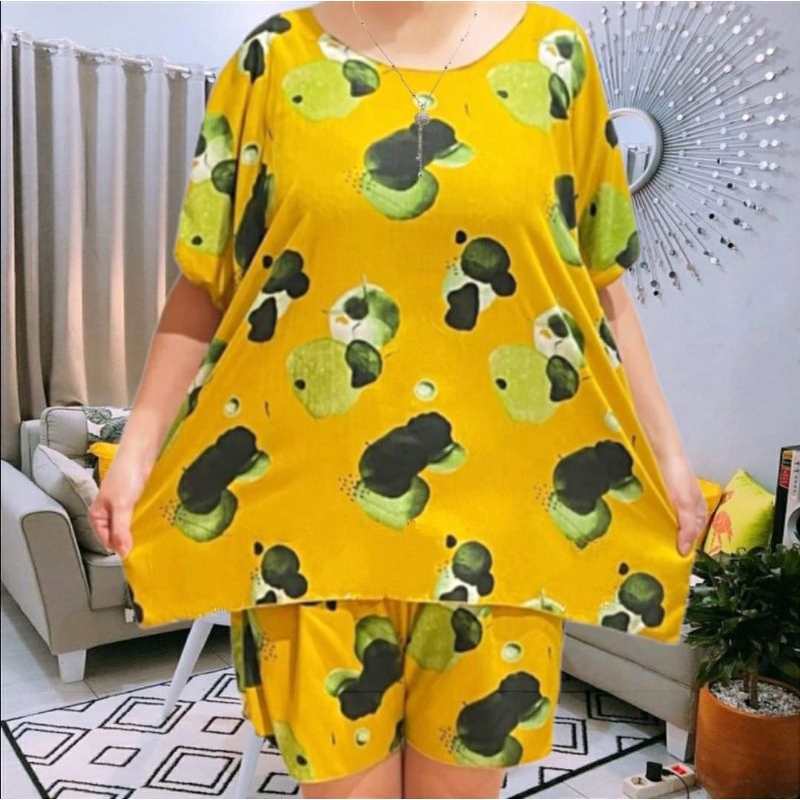 setelan baby doll jumbo size 4XL setelan jumbo setelan rayon jumbo one set jumbo setelan wanita