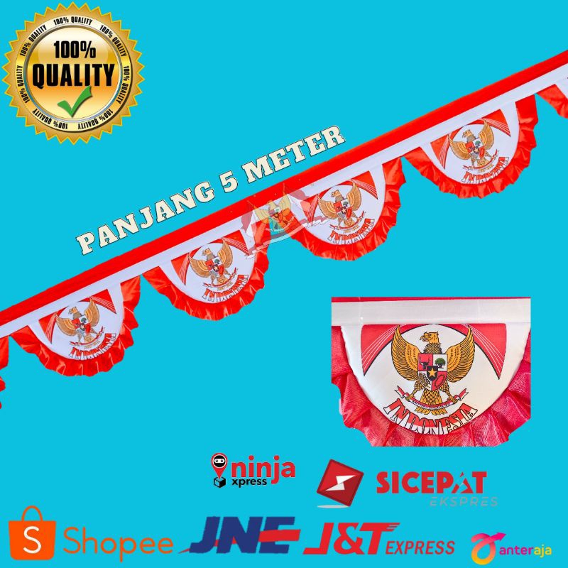 BENDERA UMBUL UMBUL GELOMBANG MINI