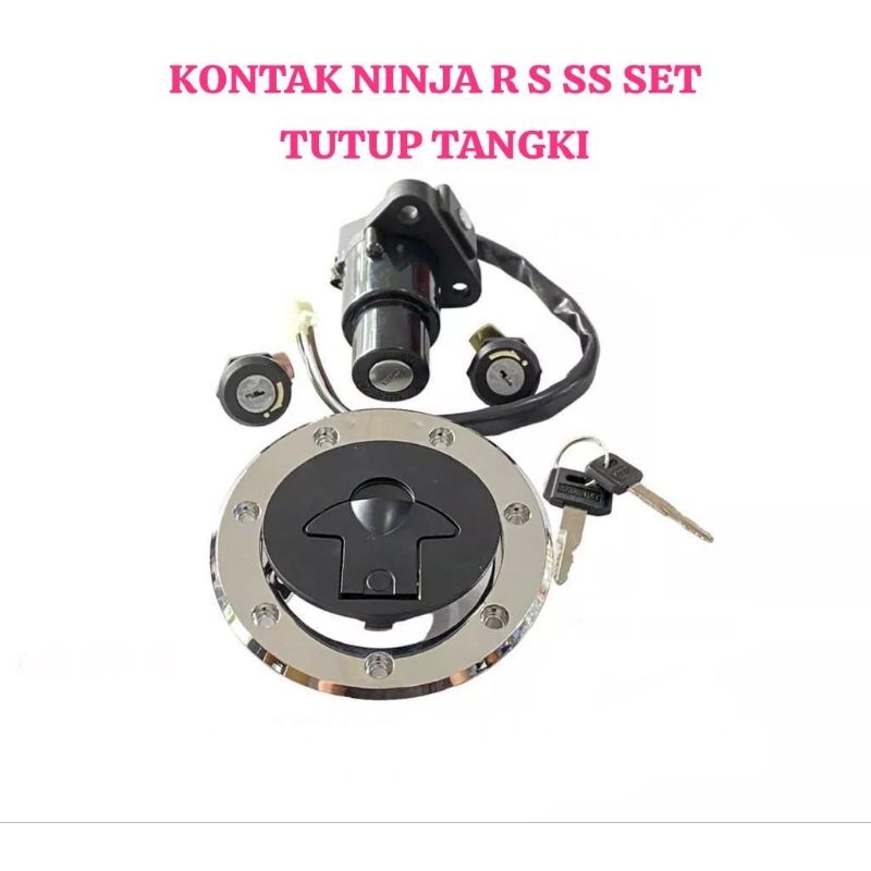 KUNCI KONTAK NINJA R S SS SET TUTUP TANGKI TANK SESUAI FOTO