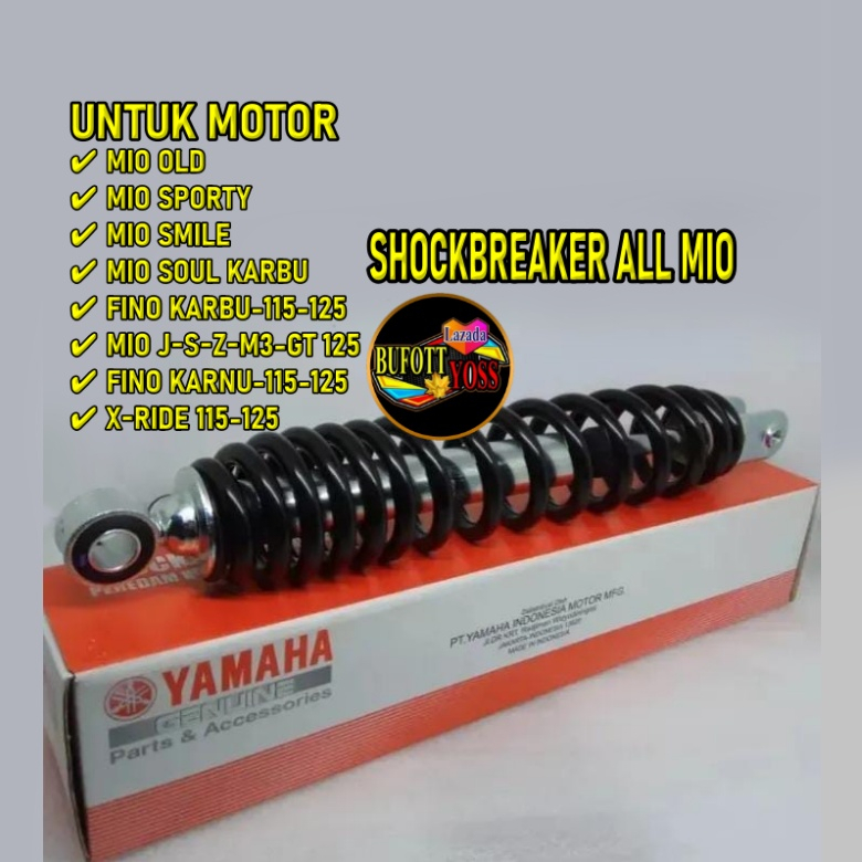 Shockbreaker Belakang Mio Sporty Smile Soul Karbu Xeon  Mio J M3 Soul Gt Shockbreaker 54P 28D 5TL Al