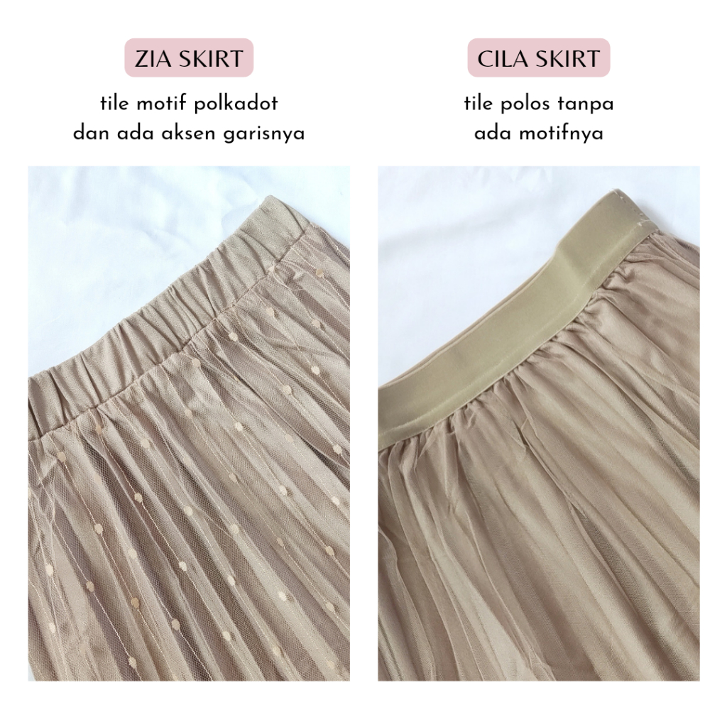 ROK TILE PANJANG PREMIUM / ROK TUTU ELEGAN UNTUK FORMAL DAN CASUAL - CILA ZIA SKIRT DEEWIDIY