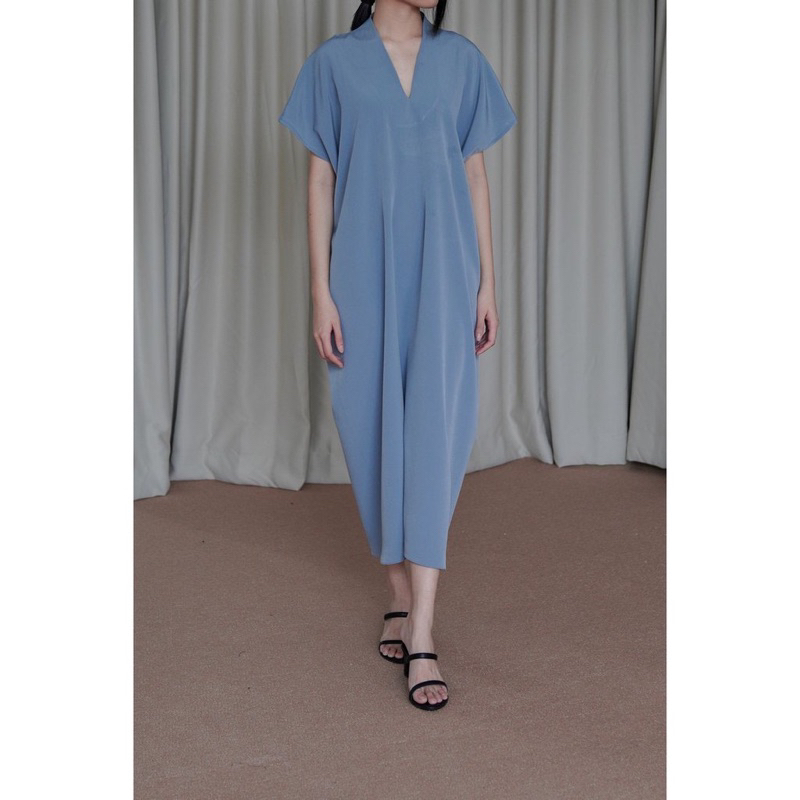 Your Pafon Preloved - Gamila Dress in Sky Blue || Kaftan Baju Kondangan Claryn Oudre Baesic Iconette