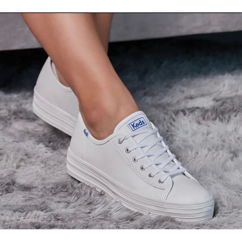 KEDS TRIPLE KICK LEATHER WHITE