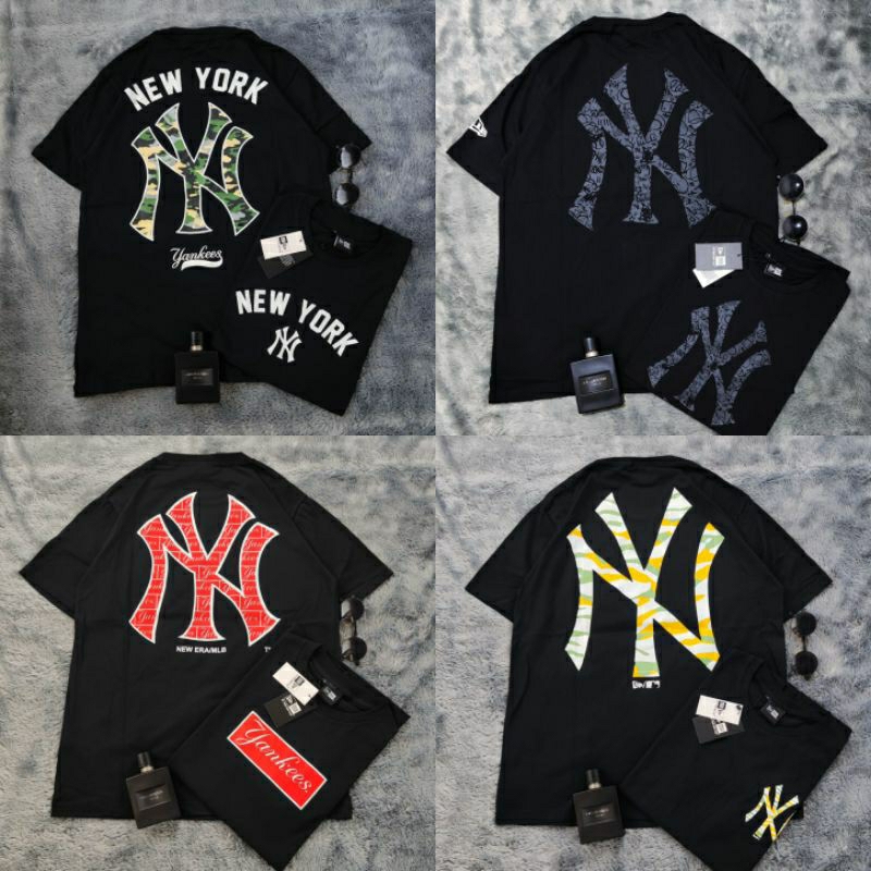 kaos new york pria | tshirt kaos NY MLB new era yankess premium | baju kaos distro pria