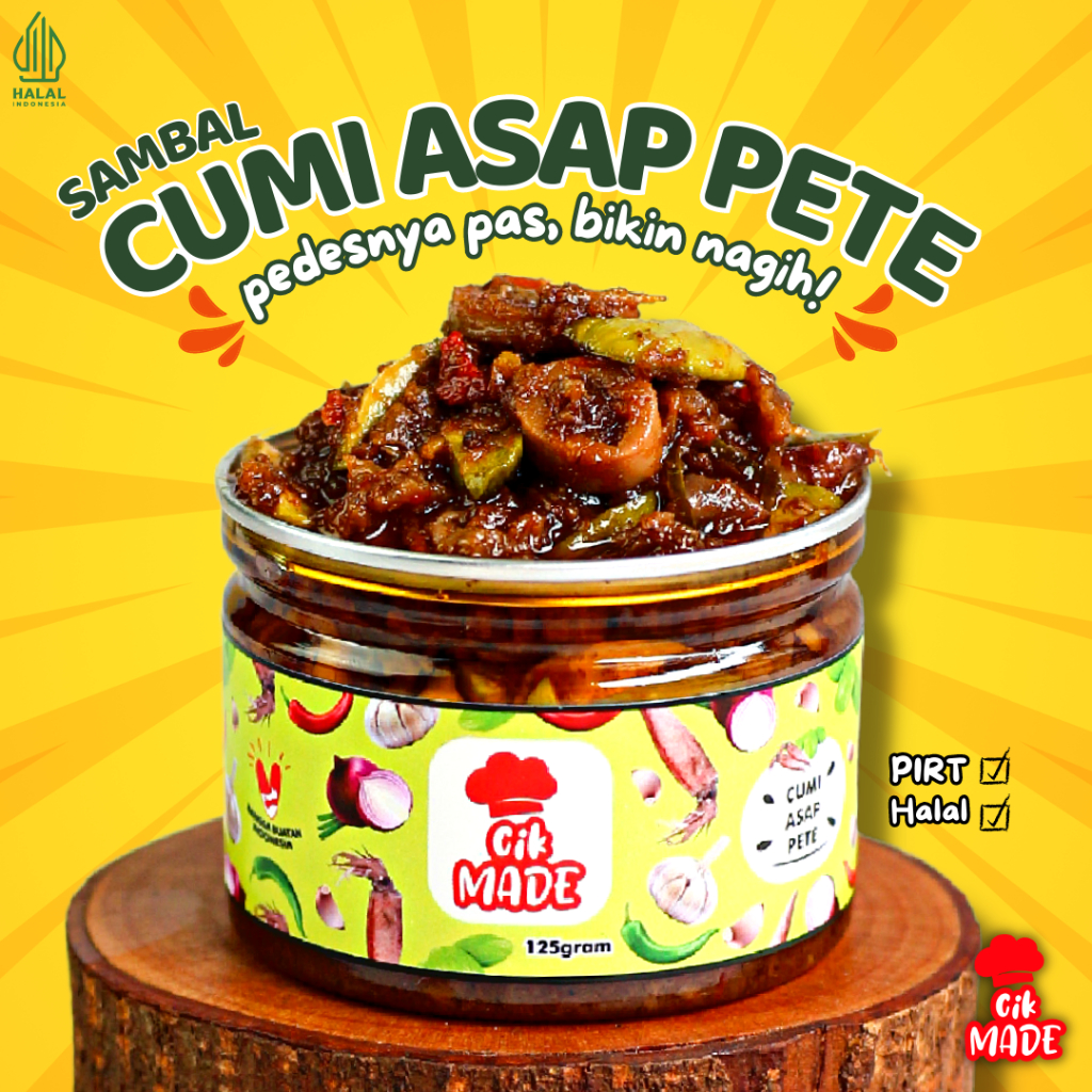 

Cumi Asap Pete " Cik Made " - 125 Gram