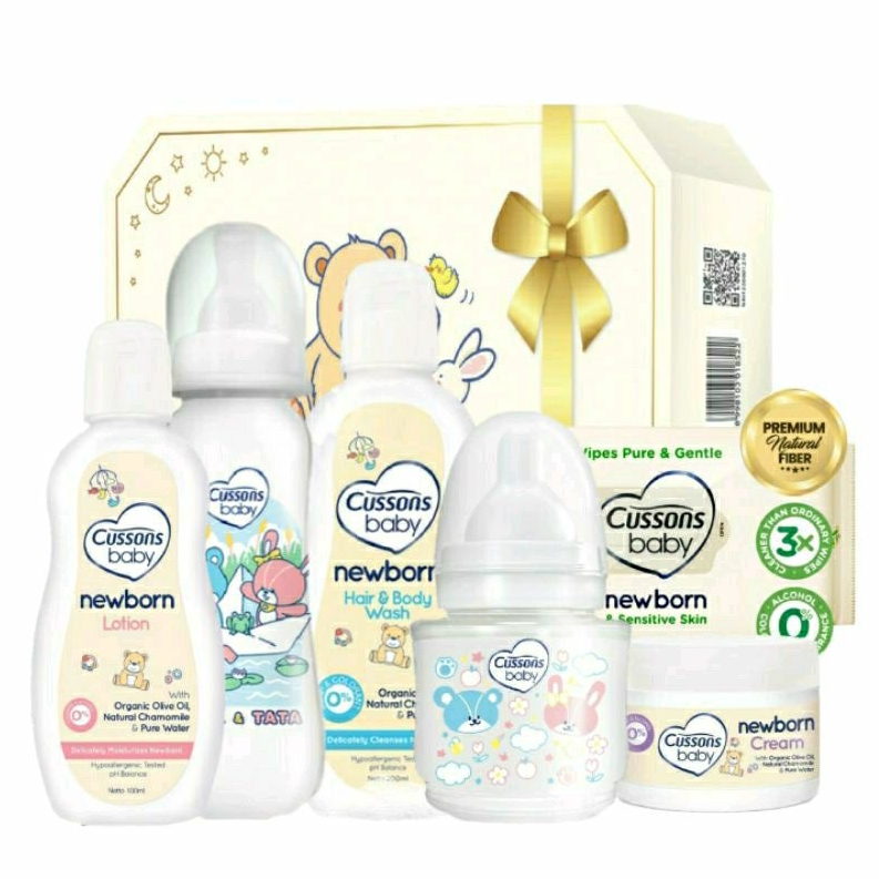 Cussons Baby Large Newborn Premium Gift Box - Gift Set - Paket Hadiah Bayi Baru Lahir NEWBORN BOX