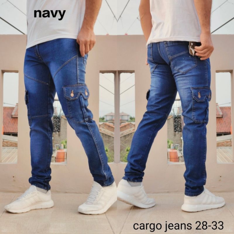 Celana Jeans Ripped Sobek Pria Sobek Puring