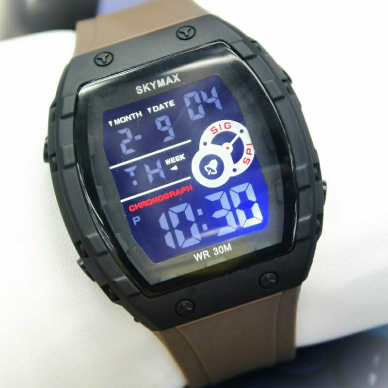 NEW LIMITED!!!Jam Tangan Skymax 2219 Pria Digital Favorit Kesukaan Bisa Buat Berenang