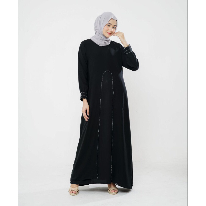 DRESS ABAYA MUSLIM DUBAI 820 CANTIK MURAH COD