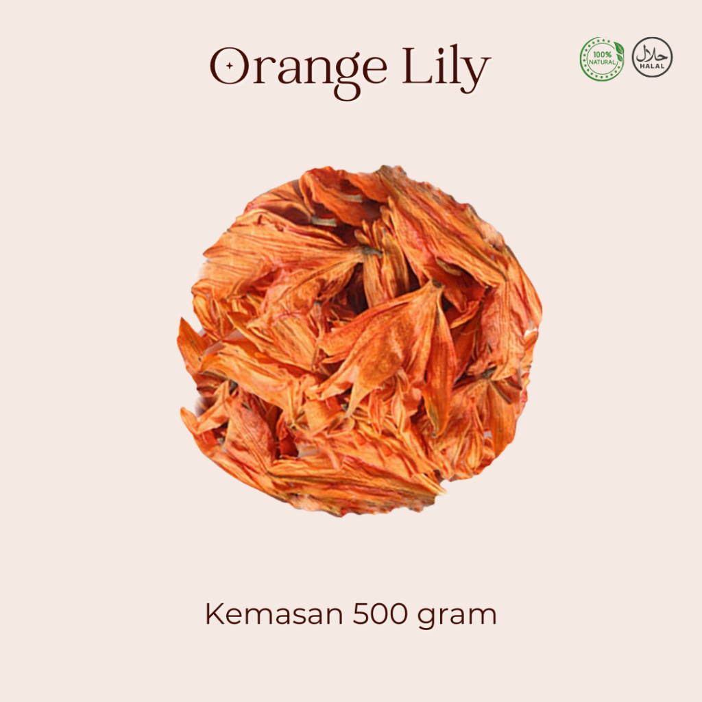 

1 KG TEH BUNGA LILI ORANGE LILY HIGH QUALITY