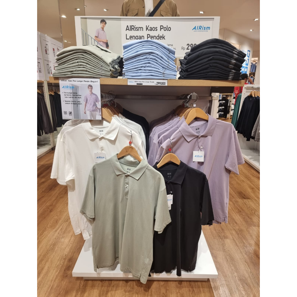 Kaos Polo Airism Uniqlo