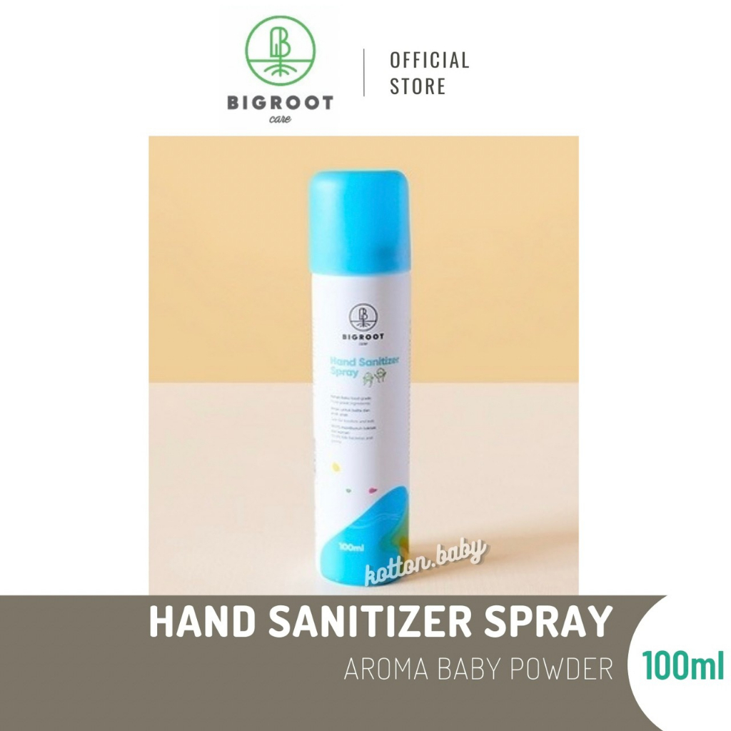 Hand Sanitizer Foodgrade Spray 100ml Bigroot Care