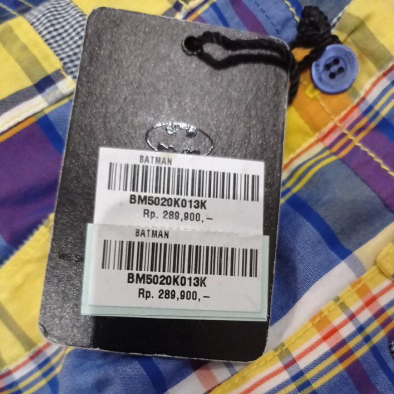 BATMAN ORIGINAL - KEMEJA ANAK 2-6TH