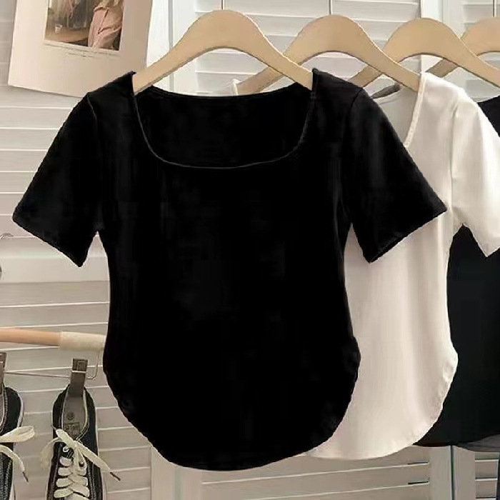 BV.ID BJ1172 Baju Atasan Kaos Fashion Wanita Body fit Style Korean Elastis Import