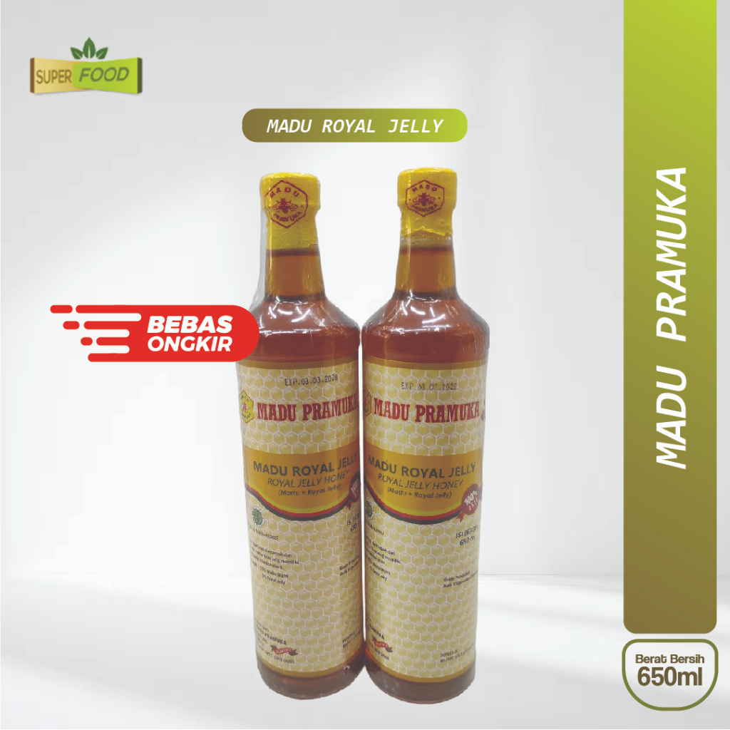 

Madu Pramuka Royal Jelly 650ml
