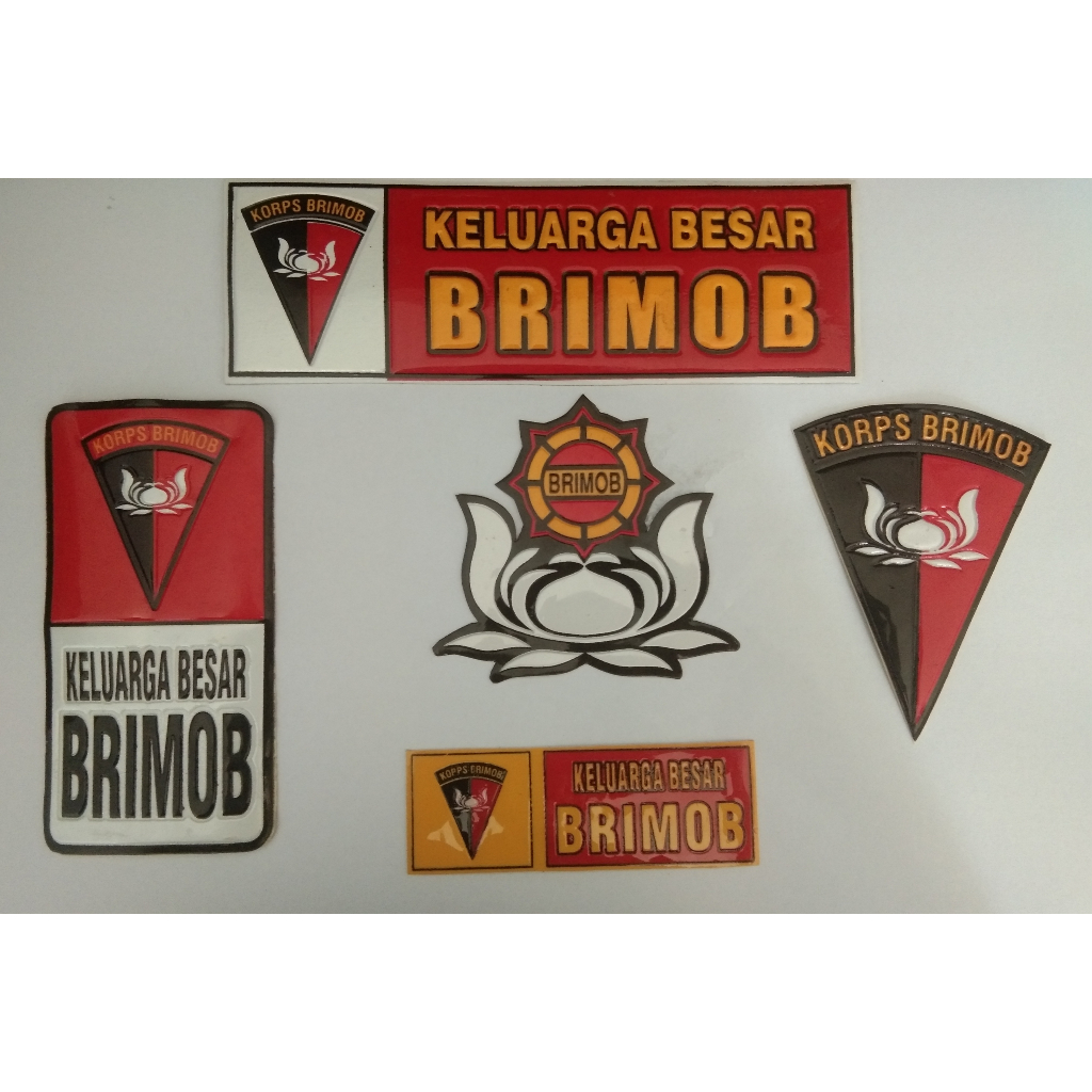 Sticker Embos SET BRIMOB