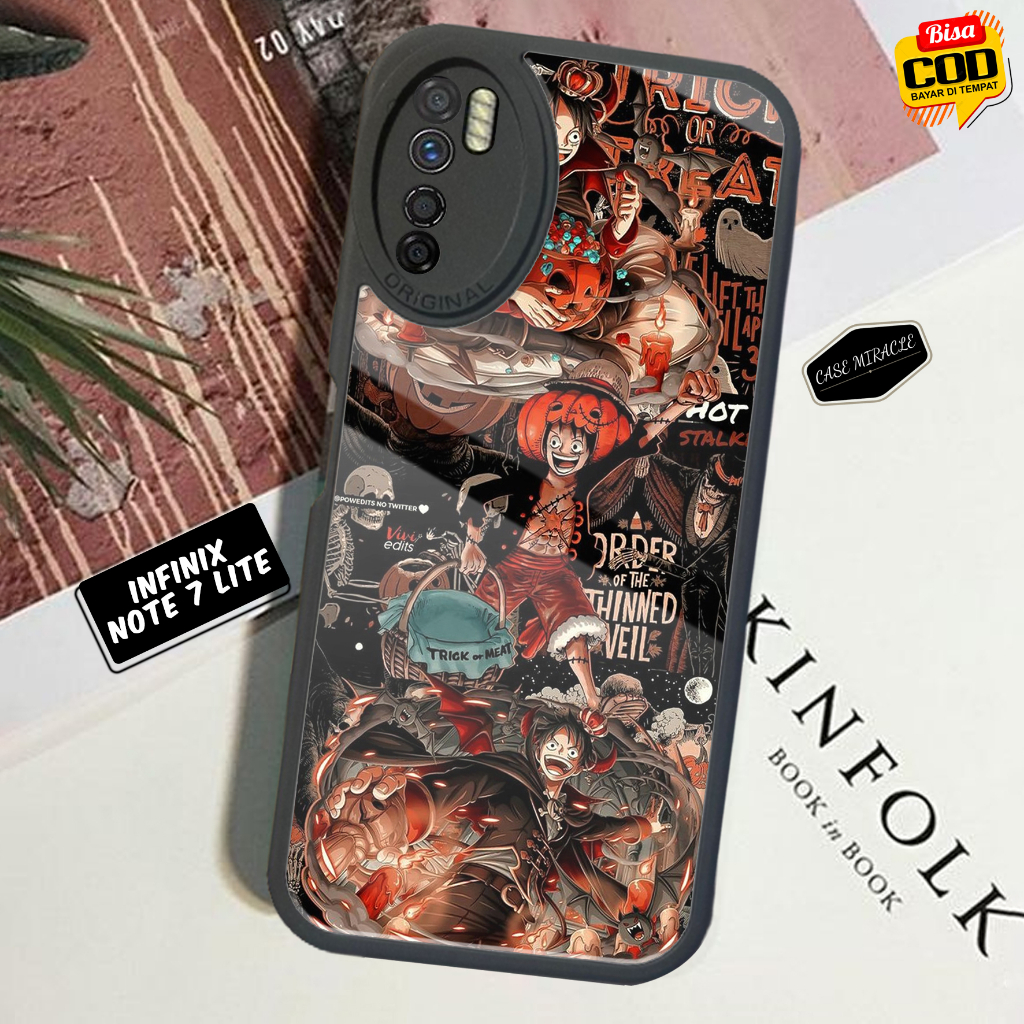 Case INFINIX NOTE 7 LITE - Casing INFINIX NOTE 7 LITE Terbaru CASE MIRACLE [ MOTIF 35 ] Cassing Hp -