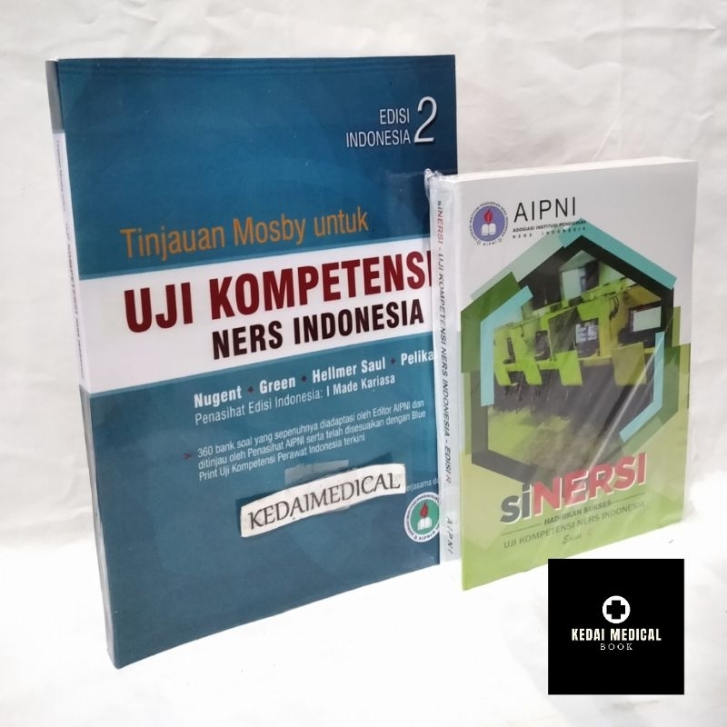 PAKET 2 BUKU UKOM MOSBY UKNI 2022-2023 &amp; SINERSI EDISI R 2019 TERMURAH LARIS