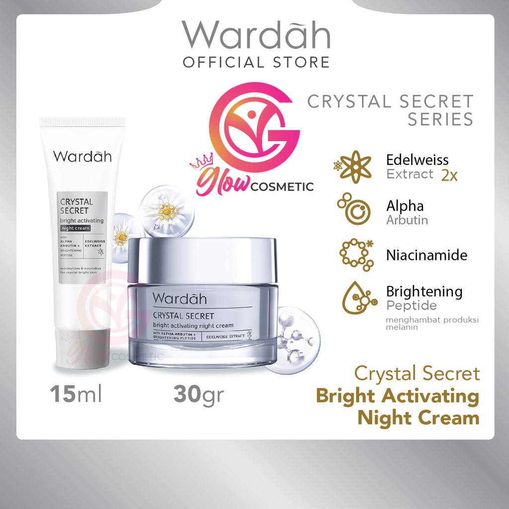 WARDAH WHITE SECRET NIGHT CREAM 15ML &amp; 30GR