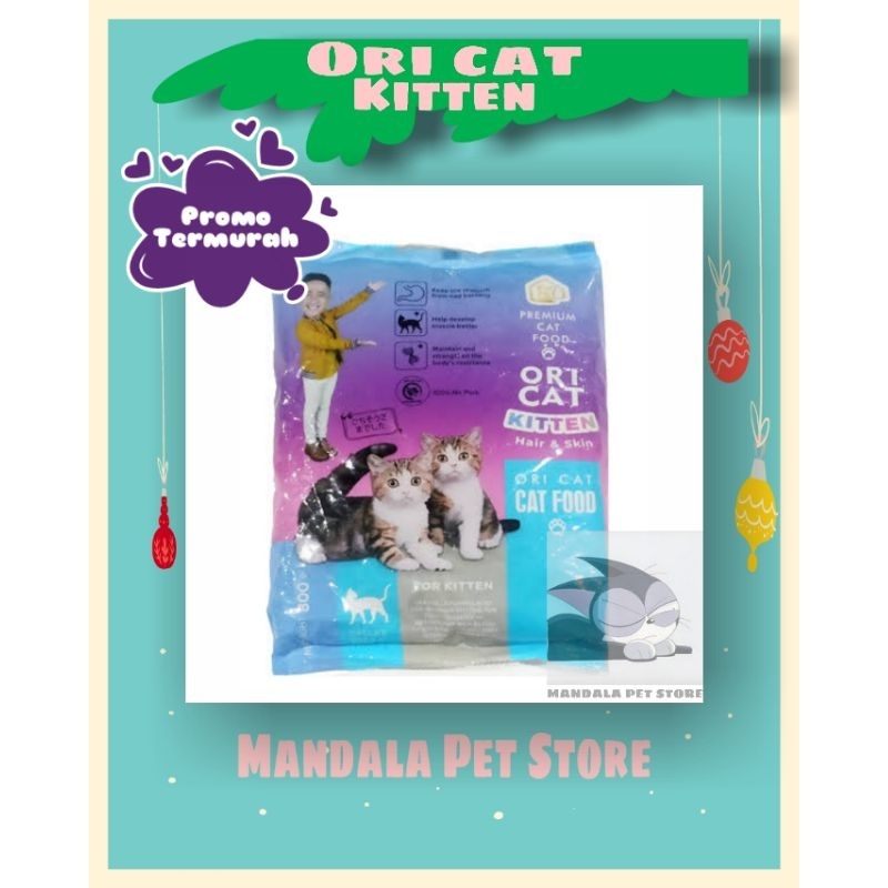 Oricat Kitten Murah / Makanan Kucing Oricat Kitten Hair&amp;Skin Murah