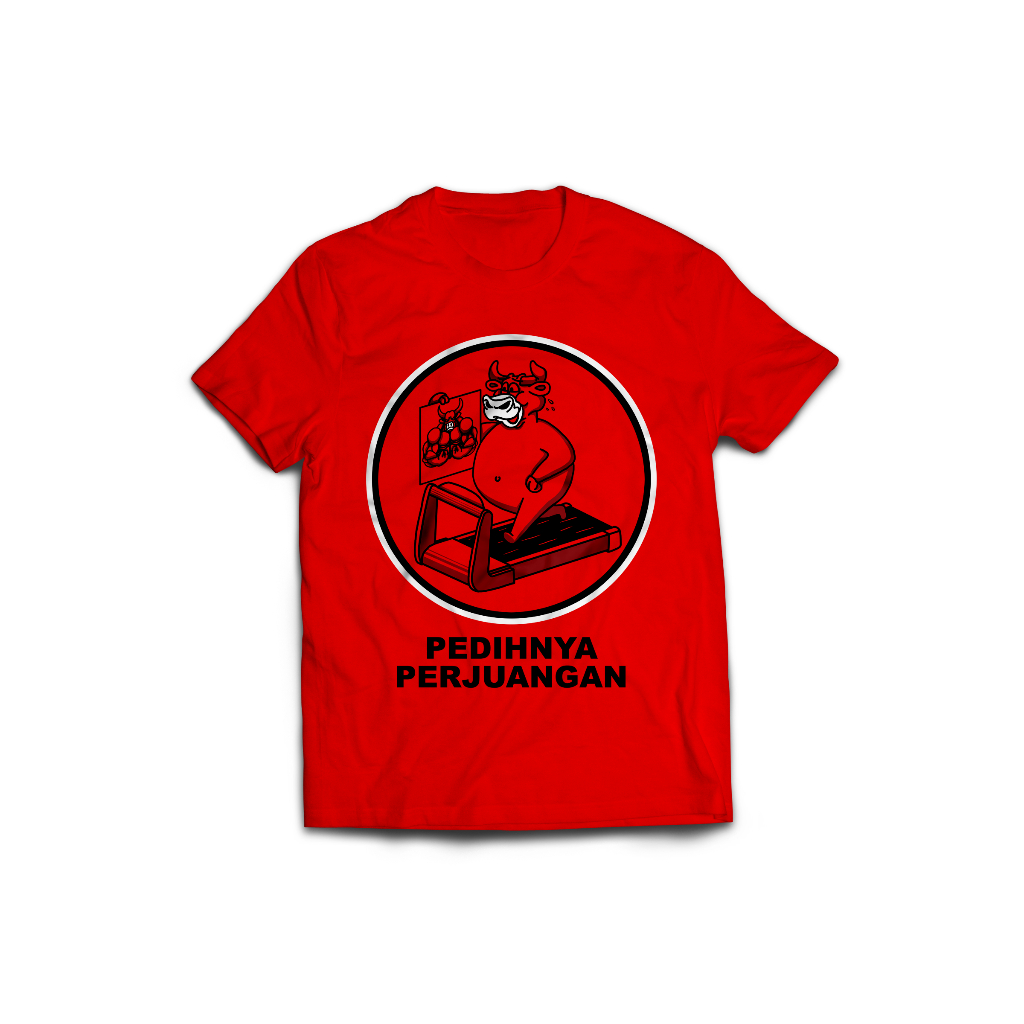 kaos pedihnya perjuangan - kaos parodi partai pdip