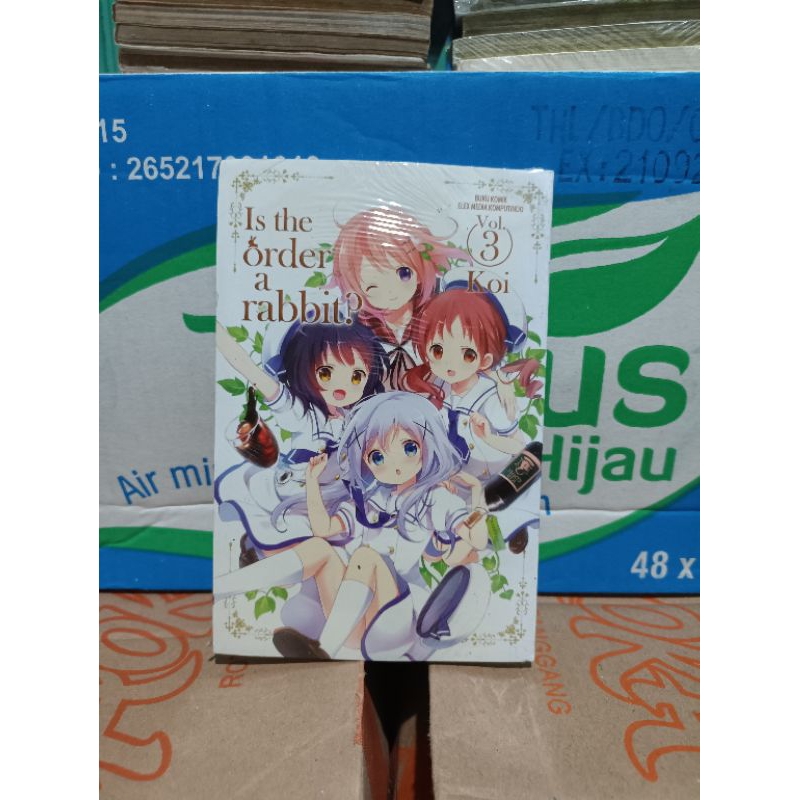 Komik is the order a rabbit 3 segel / komik is the order a rabbit vol 3 segel