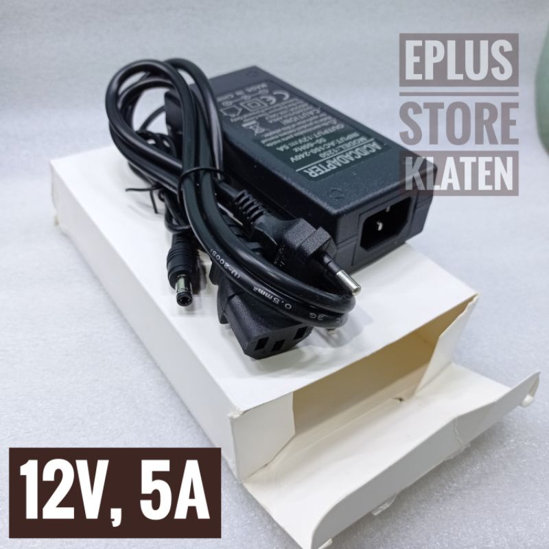 Adaptor 12V 5A 60 Watt New Bagus