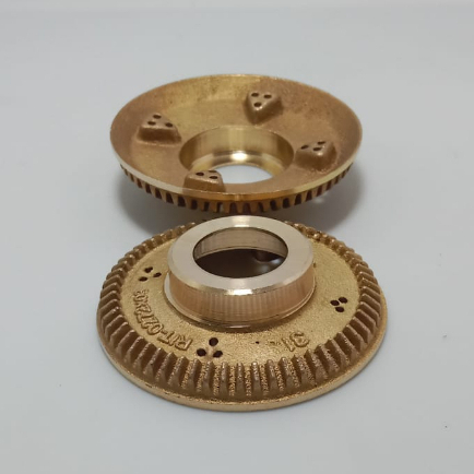 2 Pcs Burner Kuningan Kompor Gas Rinnai Tebal / Kuningan Kompor Rinnai / Burner Set Kompor Gas / Bur