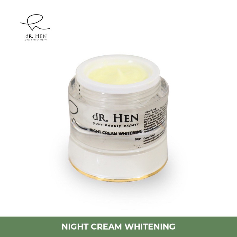 dR. Hen - Night Cream Whitening 10gr