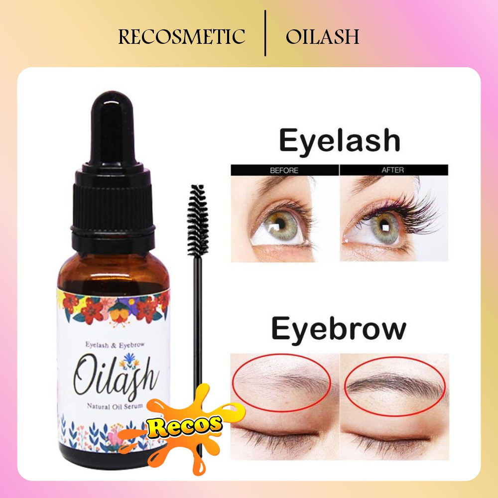 OILASH Serum Penumbuh, Pemanjang, dan Penebal Alis dan Bulu Mata OILASH