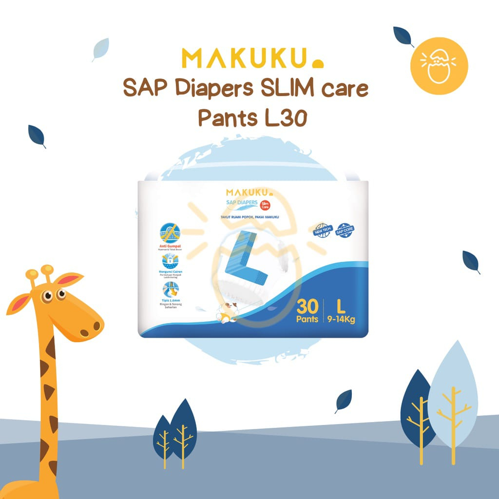 Makuku Diapers Slim Care Pants