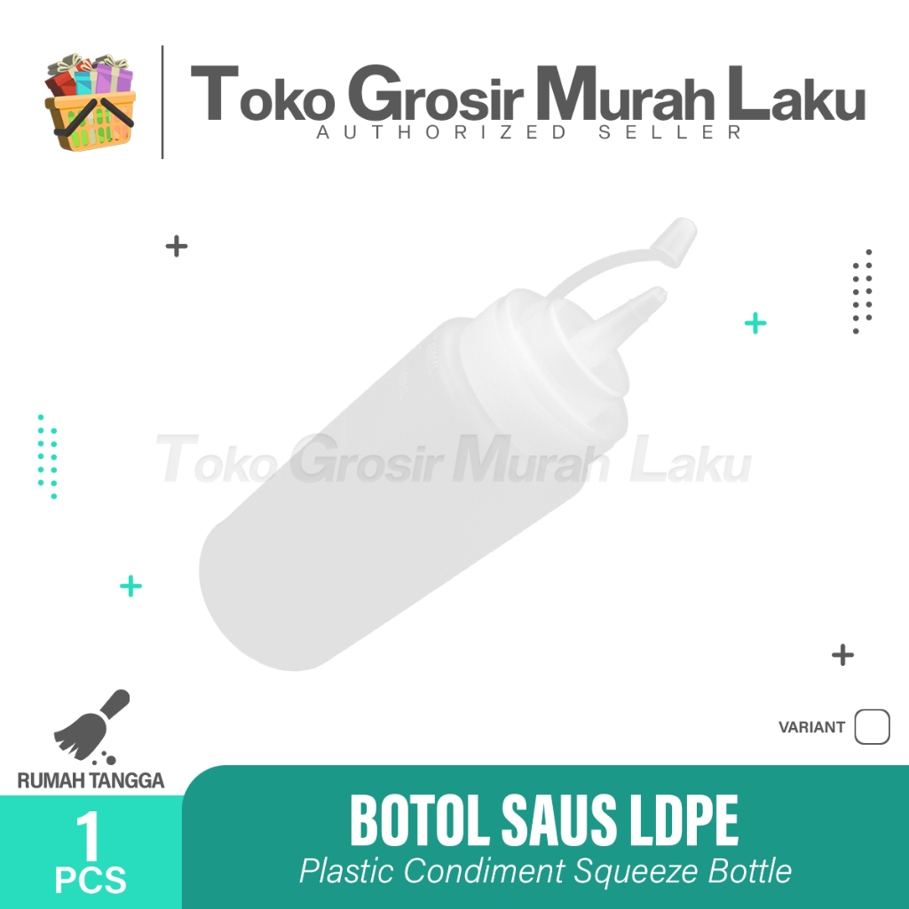 BOTOL SAOS KECAP BUMBU MAYONAISE MINYAK TOPPING PLASTIK TRANSPARAN