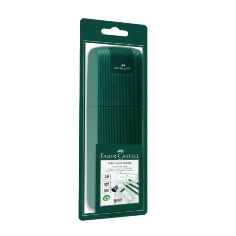 

Paket alat tulis ujian Faber Castle kamu dapat 2pcs yaa