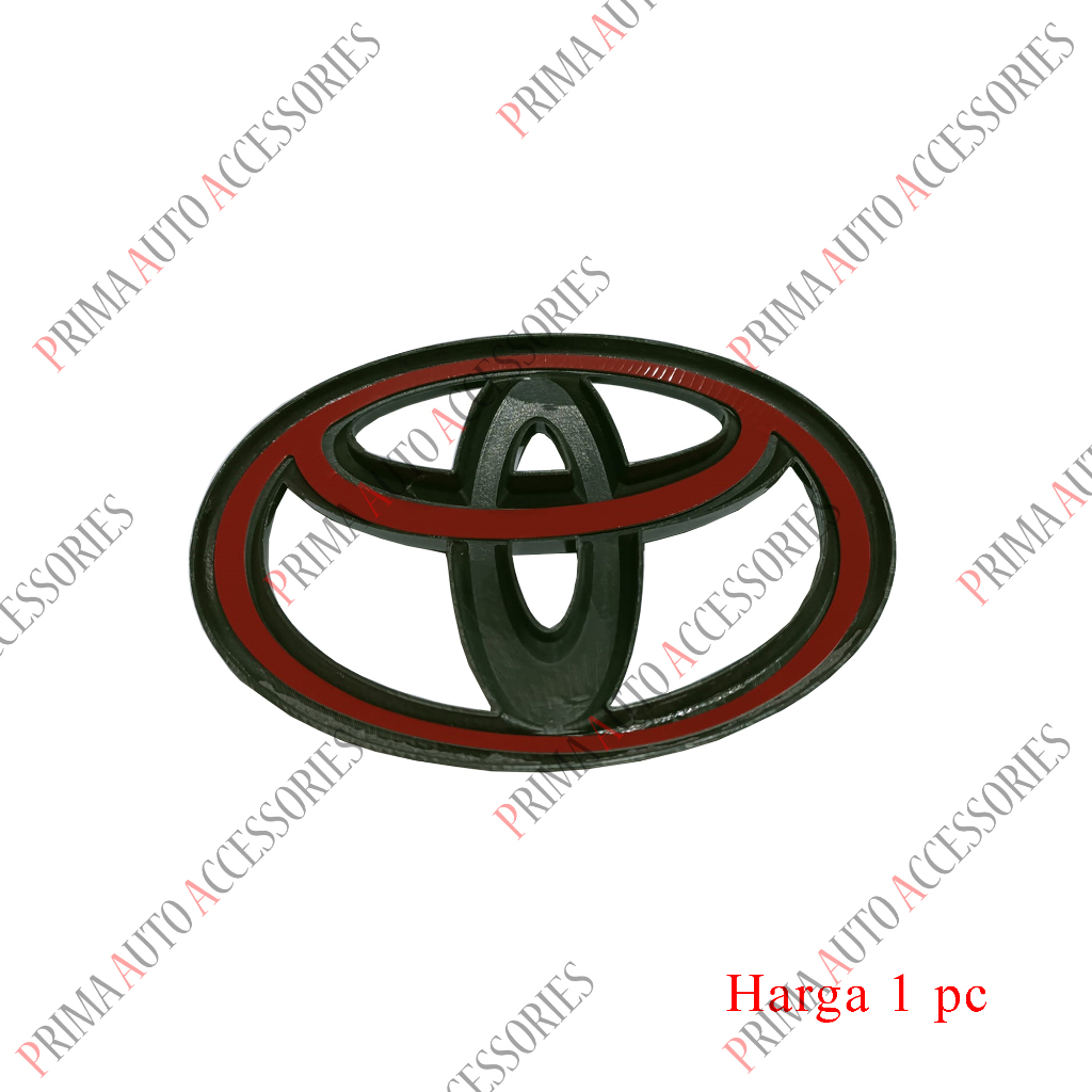 Casing Logo Toyota Carbon 11 cm