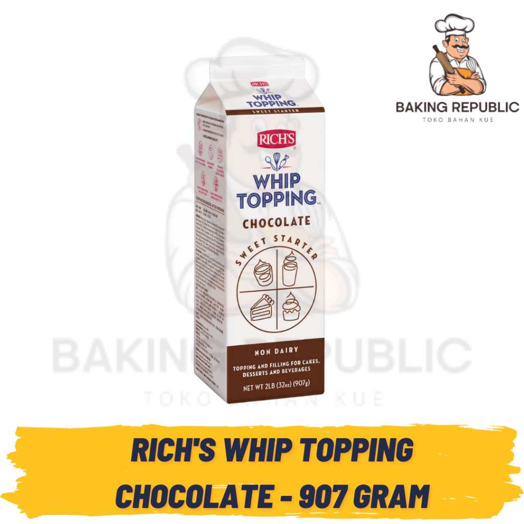 

RICH TOPPING KOCOK CHOCOLATE | 907GR | TOPPING KOCOK COKLAT BEST SELLER