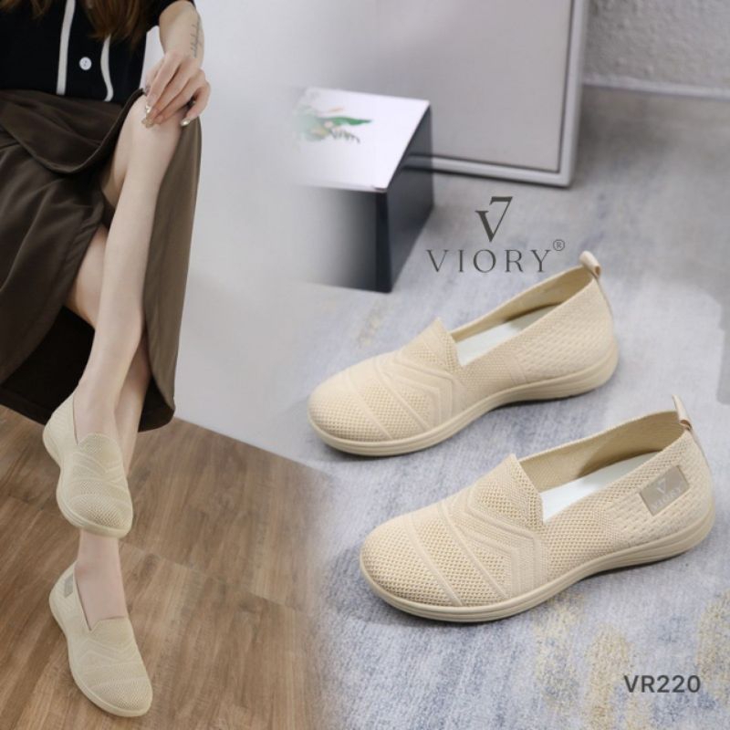 VIORY Sepatu Flat Kanvas Shoes #VR220 ORIGINAL