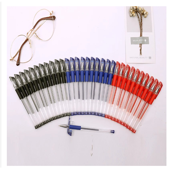 

Pena Gel 0.55mm Standard Pulpen Gel Standard Bolpoin Cair Alat Tulis Sekolah Bolpen Warna Hitam Biru Merah Murah Import x2