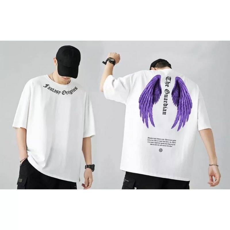 KAOS LENGAN PENDEK SAYAP KAOS PRIA DISTRO KAOS COWOK KAOS PRIA DISTRO TERBARU KAOS SAYAP KAOS ANGEL 