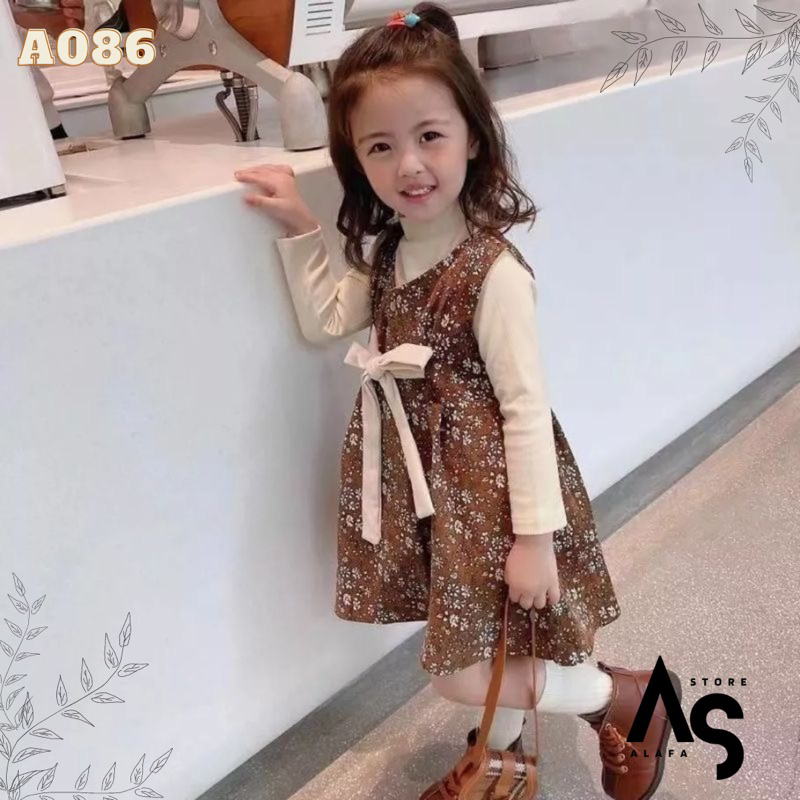 Dress anak perempuan Import 1-4 Tahun A086