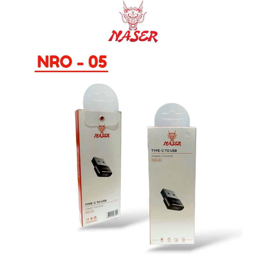 NASER OTG TYPE C USB NRO-05 / ADAPTER CONVERTER USB TYPE C USB NASER/PRODUK ORIGINAL