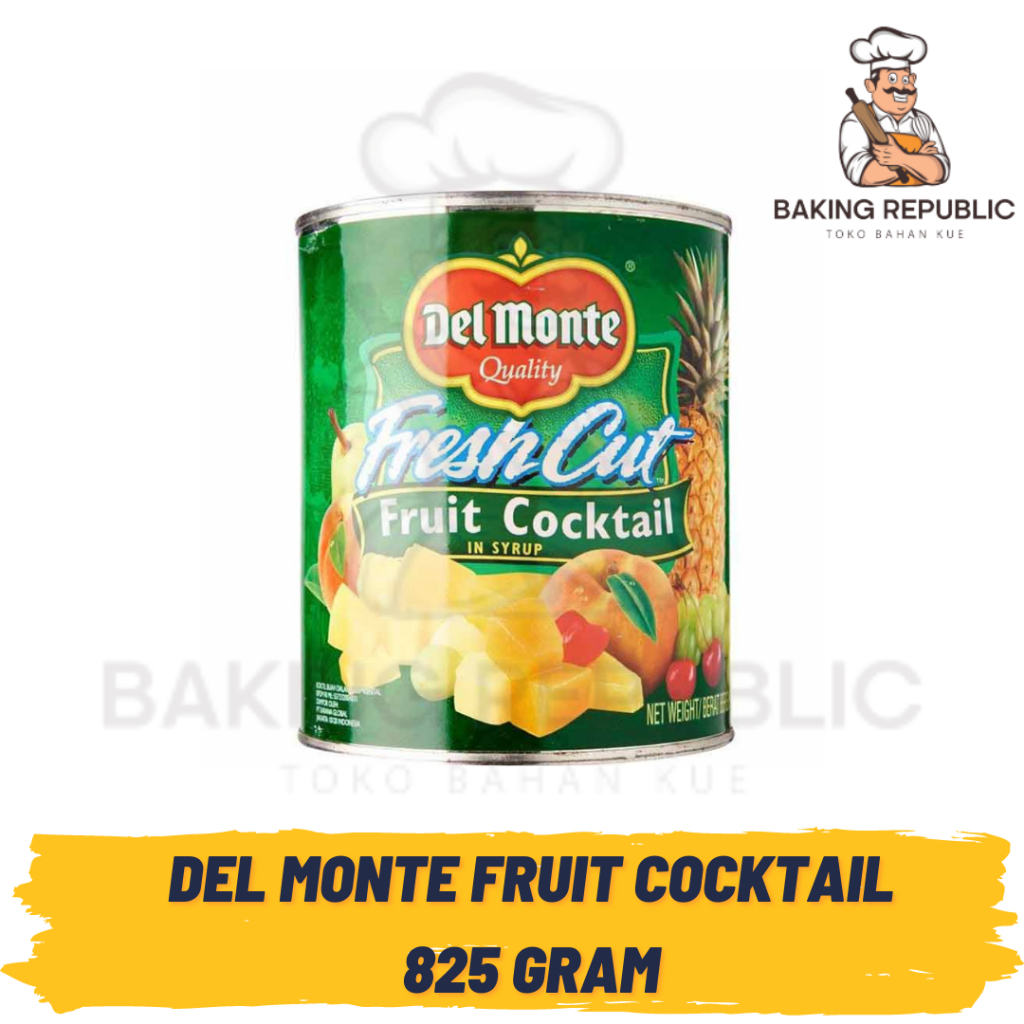 

DELMONTE FRUIT COCKTAIL | 825 GR | BUAH COCKTAIL KEMASAN KALENG