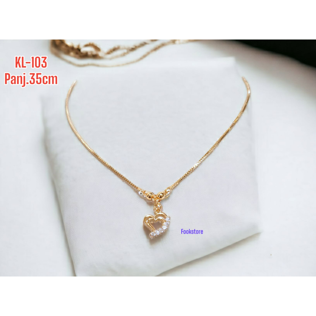 KALUNG ANAK PEREMPUAN RANTAI ITALY LIONTIN/KL-103/KL-269KL-278