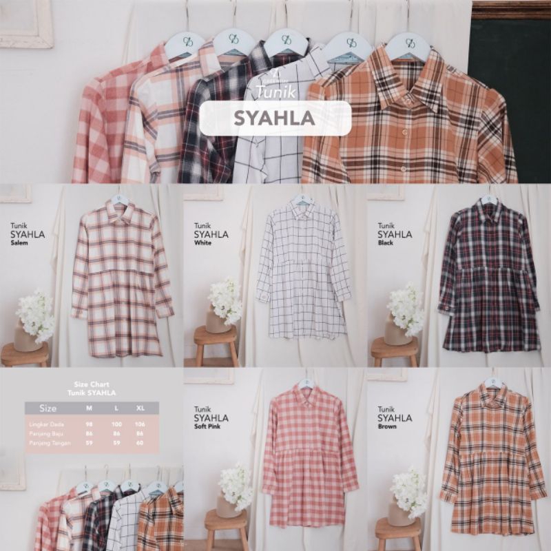 SYAHLA TUNIK BY GREENISM/SYAHLA TUNIK GREENISM/TUNI BY GREENISM/SYAHLA TUNIK BY GREENISM