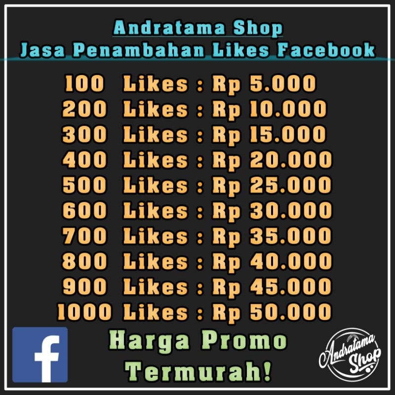 100 Likes Facebook | Jasa tambah Likes Facebook