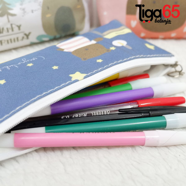 365 Tempat Pulpen pensil / Kotak Pensil / PENCIL BAG / Tas Organizer / Pouch / PENCIL BAG HILARIOUS BD697